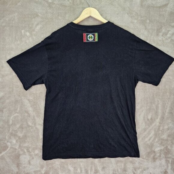 Cross Colours Tupac Shakur 2Pac T-Shirt Black Short Sleeve Men's XL Hip Hop - Picture 2 of 10